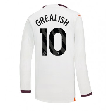 Manchester City Jack Grealish #10 Koszulka Wyjazdowa 2023-24 Długi Rękaw
