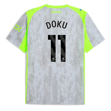 Manchester City Jeremy Doku #11 Koszulka Trzecia 2025-26 Krótki Rękaw Manchester City Jeremy Doku #11 Koszulka Trzecia 2025-26 Krótki Rękaw