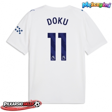 Manchester City Jeremy Doku #11 Koszulka Trzecia 2026-27 Krótki Rękaw