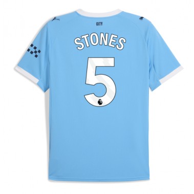 Manchester City John Stones #5 Koszulka Podstawowa 2025-26 Krótki Rękaw
