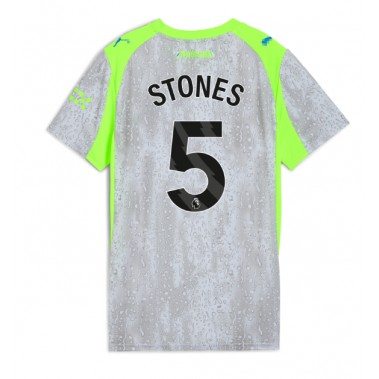 Manchester City John Stones #5 Koszulka Trzecia damskie 2025-26 Krótki Rękaw Manchester City John Stones #5 Koszulka Trzecia damskie 2025-26 Krótki Rękaw