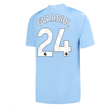 Manchester City Josko Gvardiol #24 Koszulka Podstawowa 2023-24 Krótki Rękaw