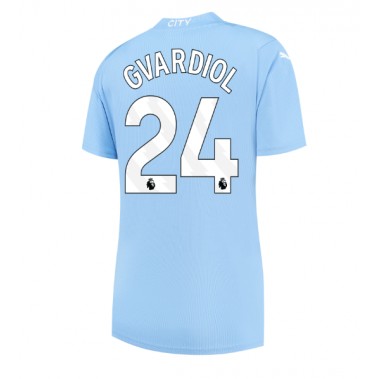 Manchester City Josko Gvardiol #24 Koszulka Podstawowa damskie 2023-24 Krótki Rękaw