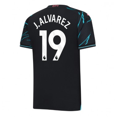Manchester City Julian Alvarez #19 Koszulka Trzecia 2023-24 Krótki Rękaw