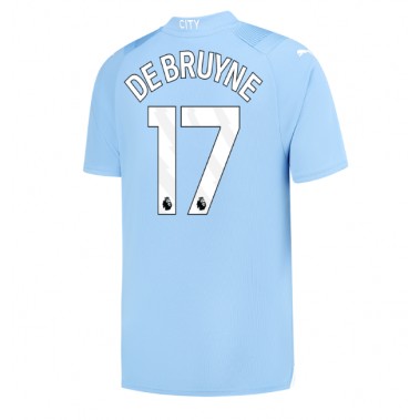 Manchester City Kevin De Bruyne #17 Koszulka Podstawowa 2023-24 Krótki Rękaw