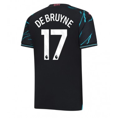 Manchester City Kevin De Bruyne #17 Koszulka Trzecia 2023-24 Krótki Rękaw