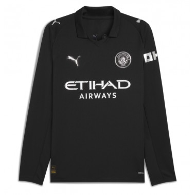 Manchester City Koszulka Wyjazdowa 2025-26 Długi Rękaw Manchester City Koszulka Wyjazdowa 2025-26 Długi Rękaw