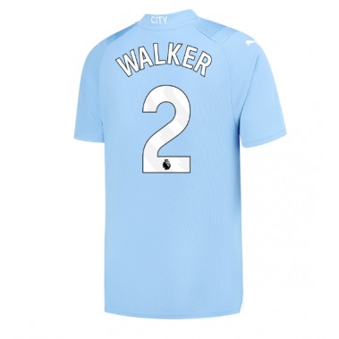 Manchester City Kyle Walker #2 Koszulka Podstawowa 2023-24 Krótki Rękaw
