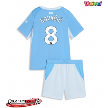 Manchester City Mateo Kovacic #8 Koszulka Podstawowa dzieci 2026-27 Krótki Rękaw (+ krótkie spodenki)