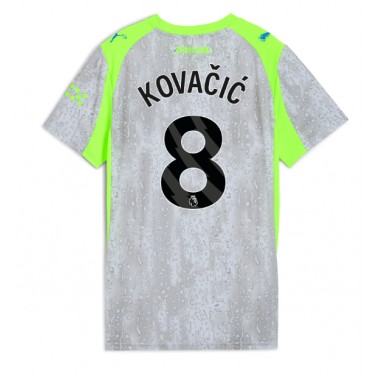 Manchester City Mateo Kovacic #8 Koszulka Trzecia damskie 2025-26 Krótki Rękaw Manchester City Mateo Kovacic #8 Koszulka Trzecia damskie 2025-26 Krótki Rękaw