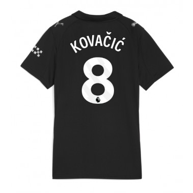 Manchester City Mateo Kovacic #8 Koszulka Wyjazdowa damskie 2025-26 Krótki Rękaw Manchester City Mateo Kovacic #8 Koszulka Wyjazdowa damskie 2025-26 Krótki Rękaw