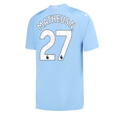 Manchester City Matheus Nunes #27 Koszulka Podstawowa 2023-24 Krótki Rękaw