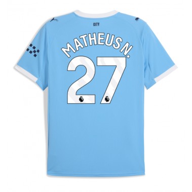 Manchester City Matheus Nunes #27 Koszulka Podstawowa 2025-26 Krótki Rękaw Manchester City Matheus Nunes #27 Koszulka Podstawowa 2025-26 Krótki Rękaw