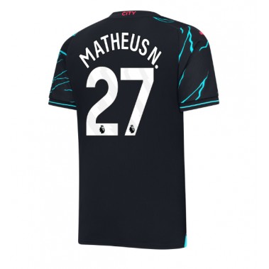 Manchester City Matheus Nunes #27 Koszulka Trzecia 2023-24 Krótki Rękaw