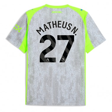 Manchester City Matheus Nunes #27 Koszulka Trzecia 2025-26 Krótki Rękaw Manchester City Matheus Nunes #27 Koszulka Trzecia 2025-26 Krótki Rękaw