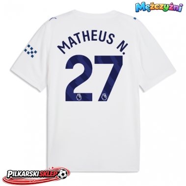 Manchester City Matheus Nunes #27 Koszulka Trzecia 2026-27 Krótki Rękaw