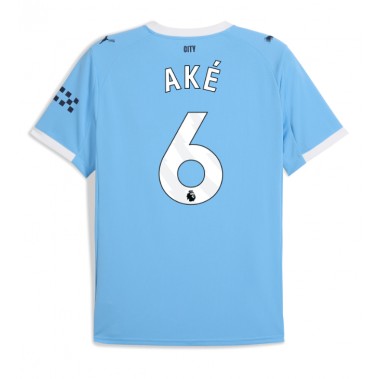 Manchester City Nathan Ake #6 Koszulka Podstawowa 2025-26 Krótki Rękaw
