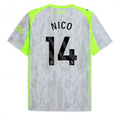 Manchester City Nico Gonzalez #14 Koszulka Trzecia 2025-26 Krótki Rękaw Manchester City Nico Gonzalez #14 Koszulka Trzecia 2025-26 Krótki Rękaw