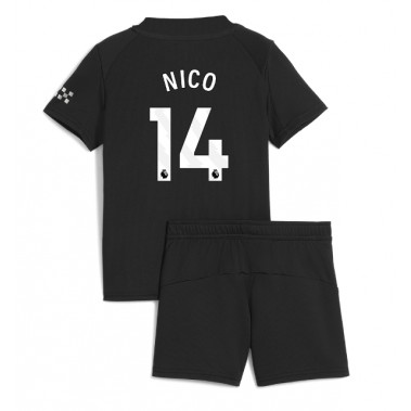 Manchester City Nico Gonzalez #14 Koszulka Wyjazdowa dzieci 2025-26 Krótki Rękaw (+ krótkie spodenki) Manchester City Nico Gonzalez #14 Koszulka Wyjazdowa dzieci 2025-26 Krótki Rękaw (+ krótkie spodenki)