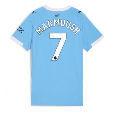 Manchester City Omar Marmoush #7 Koszulka Podstawowa damskie 2025-26 Krótki Rękaw Manchester City Omar Marmoush #7 Koszulka Podstawowa damskie 2025-26 Krótki Rękaw