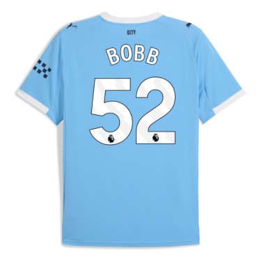 Manchester City Oscar Bobb #52 Koszulka Podstawowa 2025-26 Krótki Rękaw Manchester City Oscar Bobb #52 Koszulka Podstawowa 2025-26 Krótki Rękaw