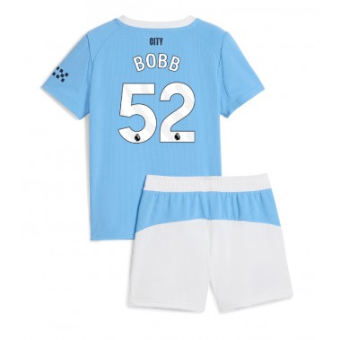 Manchester City Oscar Bobb #52 Koszulka Podstawowa dzieci 2025-26 Krótki Rękaw (+ krótkie spodenki) Manchester City Oscar Bobb #52 Koszulka Podstawowa dzieci 2025-26 Krótki Rękaw (+ krótkie spodenki)