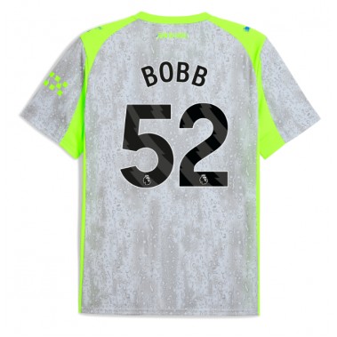 Manchester City Oscar Bobb #52 Koszulka Trzecia 2025-26 Krótki Rękaw