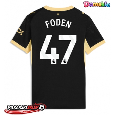 Manchester City Phil Foden #47 Koszulka Wyjazdowa damskie 2026-27 Krótki Rękaw