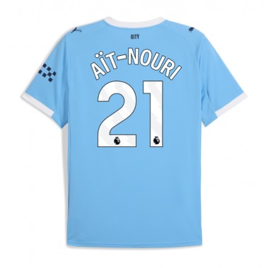 Manchester City Rayan Ait-Nouri #21 Koszulka Podstawowa 2025-26 Krótki Rękaw Manchester City Rayan Ait-Nouri #21 Koszulka Podstawowa 2025-26 Krótki Rękaw