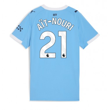 Manchester City Rayan Ait-Nouri #21 Koszulka Podstawowa damskie 2025-26 Krótki Rękaw