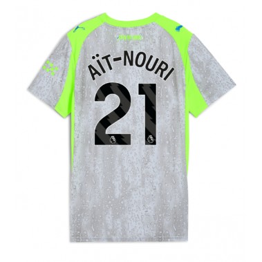 Manchester City Rayan Ait-Nouri #21 Koszulka Trzecia damskie 2025-26 Krótki Rękaw Manchester City Rayan Ait-Nouri #21 Koszulka Trzecia damskie 2025-26 Krótki Rękaw