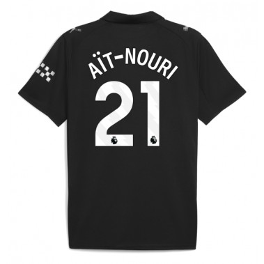 Manchester City Rayan Ait-Nouri #21 Koszulka Wyjazdowa 2025-26 Krótki Rękaw Manchester City Rayan Ait-Nouri #21 Koszulka Wyjazdowa 2025-26 Krótki Rękaw