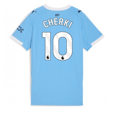 Manchester City Rayan Cherki #10 Koszulka Podstawowa damskie 2025-26 Krótki Rękaw Manchester City Rayan Cherki #10 Koszulka Podstawowa damskie 2025-26 Krótki Rękaw