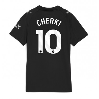 Manchester City Rayan Cherki #10 Koszulka Wyjazdowa damskie 2025-26 Krótki Rękaw Manchester City Rayan Cherki #10 Koszulka Wyjazdowa damskie 2025-26 Krótki Rękaw