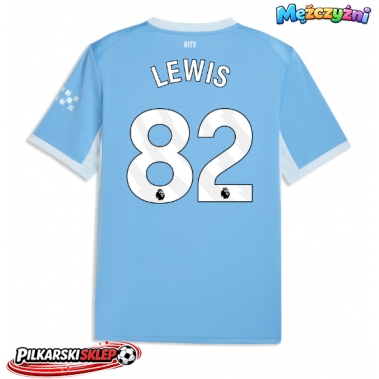Manchester City Rico Lewis #82 Koszulka Podstawowa 2026-27 Krótki Rękaw
