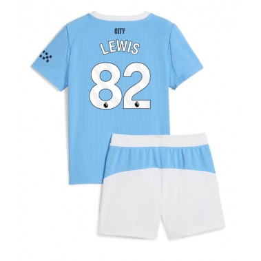 Manchester City Rico Lewis #82 Koszulka Podstawowa dzieci 2025-26 Krótki Rękaw (+ krótkie spodenki) Manchester City Rico Lewis #82 Koszulka Podstawowa dzieci 2025-26 Krótki Rękaw (+ krótkie spodenki)