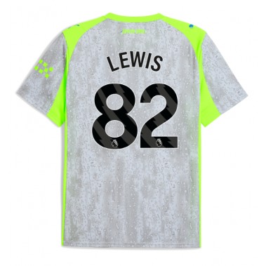 Manchester City Rico Lewis #82 Koszulka Trzecia 2025-26 Krótki Rękaw