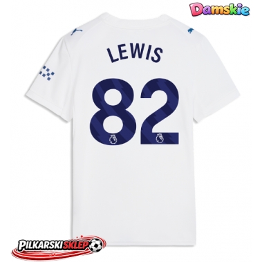 Manchester City Rico Lewis #82 Koszulka Trzecia damskie 2026-27 Krótki Rękaw