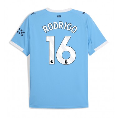 Manchester City Rodri Hernandez #16 Koszulka Podstawowa 2025-26 Krótki Rękaw Manchester City Rodri Hernandez #16 Koszulka Podstawowa 2025-26 Krótki Rękaw