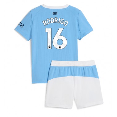 Manchester City Rodri Hernandez #16 Koszulka Podstawowa dzieci 2025-26 Krótki Rękaw (+ krótkie spodenki) Manchester City Rodri Hernandez #16 Koszulka Podstawowa dzieci 2025-26 Krótki Rękaw (+ krótkie spodenki)