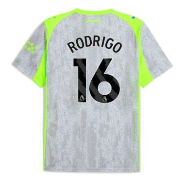 Manchester City Rodri Hernandez #16 Koszulka Trzecia 2025-26 Krótki Rękaw Manchester City Rodri Hernandez #16 Koszulka Trzecia 2025-26 Krótki Rękaw