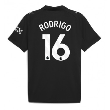 Manchester City Rodri Hernandez #16 Koszulka Wyjazdowa 2025-26 Krótki Rękaw