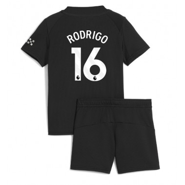 Manchester City Rodri Hernandez #16 Koszulka Wyjazdowa dzieci 2025-26 Krótki Rękaw (+ krótkie spodenki) Manchester City Rodri Hernandez #16 Koszulka Wyjazdowa dzieci 2025-26 Krótki Rękaw (+ krótkie spodenki)