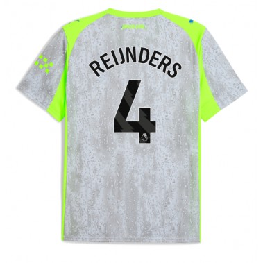 Manchester City Tijjani Reijnders #4 Koszulka Trzecia 2025-26 Krótki Rękaw Manchester City Tijjani Reijnders #4 Koszulka Trzecia 2025-26 Krótki Rękaw