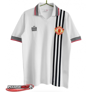 Manchester United 1975-1980 Koszulka Retro Wyjazdowa Krótki Rękaw