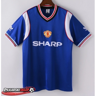 Manchester United 1984-1985 Koszulka Retro Trzecia Krótki Rękaw