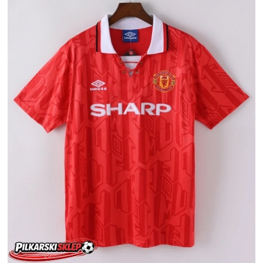 Manchester United 1993-1994 Koszulka Retro Podstawowa Krótki Rękaw