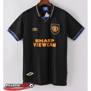 Manchester United 1993-1995 Koszulka Retro Wyjazdowa Krótki Rękaw