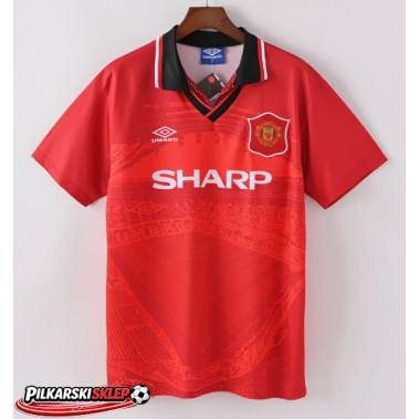 Manchester United 1994-1996 Koszulka Retro Podstawowa Krótki Rękaw