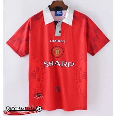 Manchester United 1996-1997 Koszulka Retro Podstawowa Krótki Rękaw